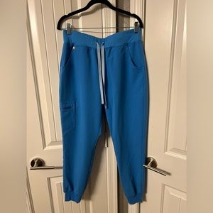 FIGS medium petite royal blue joggers